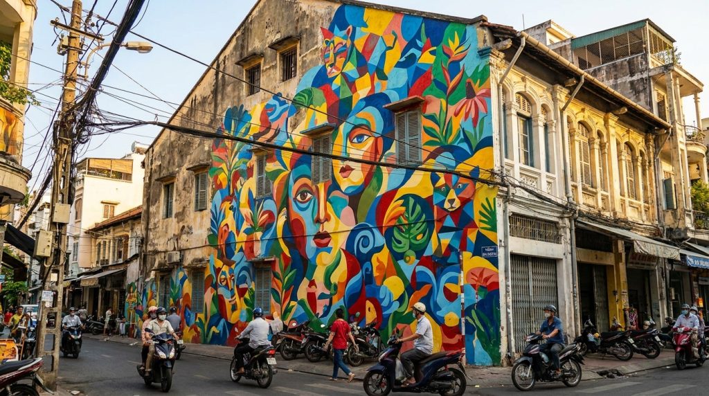 Graffiti Walls Saigon: A Guide to HCMC's Best Urban Art Spots - District 1 Ho Chi Minh City