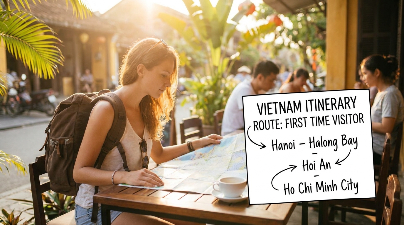 Vietnam Vietnam Itinerary Route First Time Visitors Entering Through Southeast A