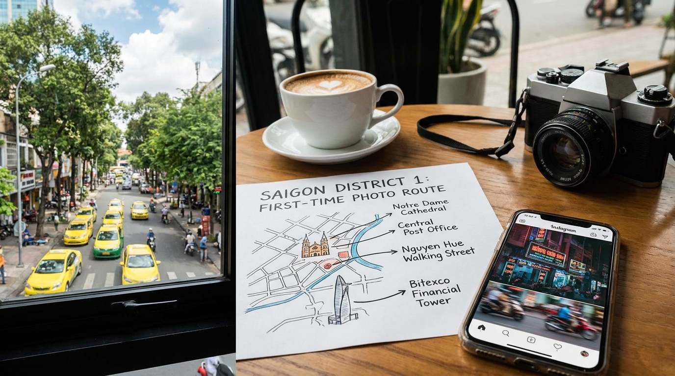 Saigon District 1 Vietnam Itinerary Route First Time Visitors Entering Through u
