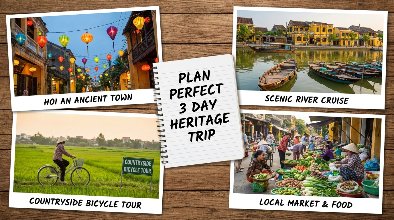 Hoi Saigon Plan Perfect 3 Day Heritage Town Trip Vietnam travel destination land