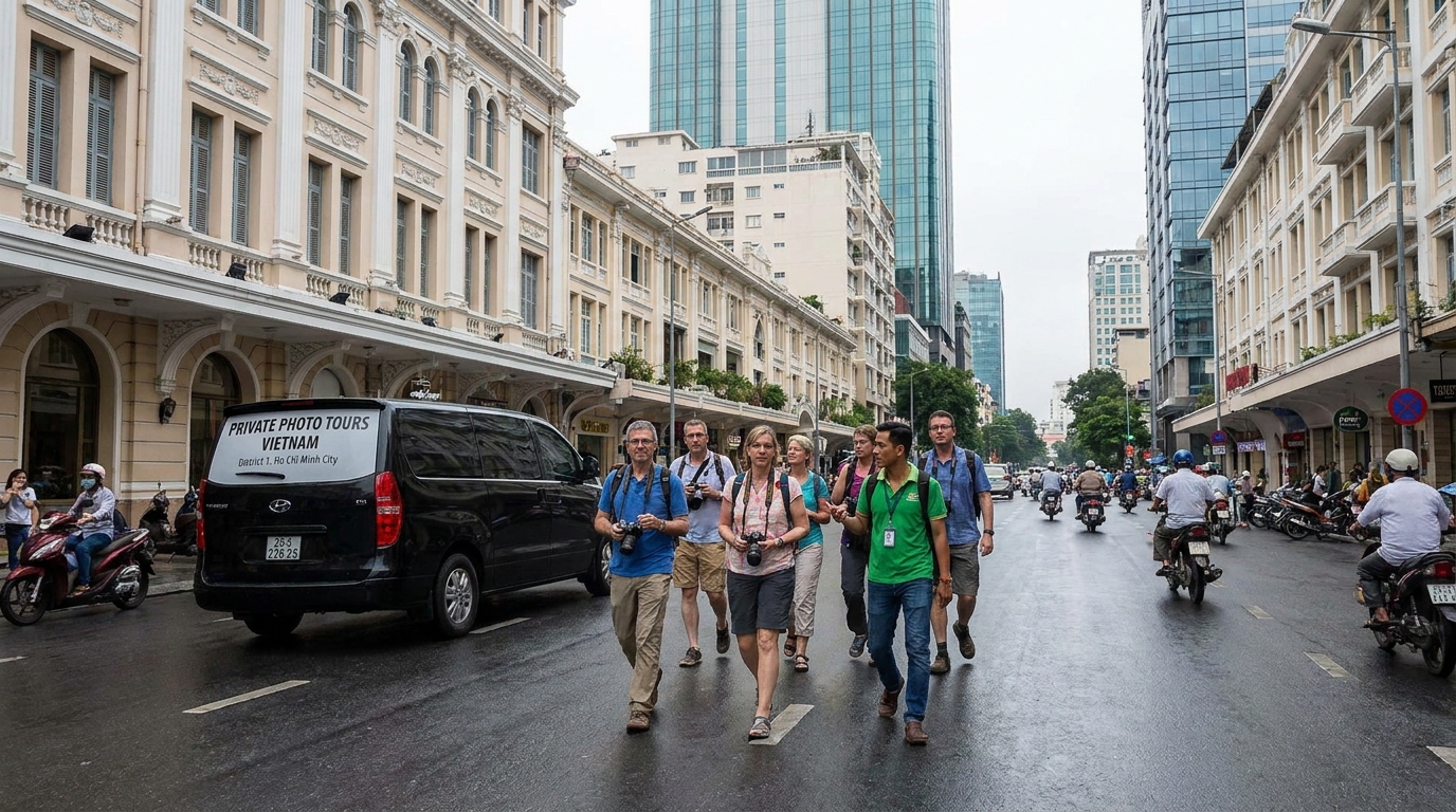Saigon District 1 Vietnam Private Tour Private Worth Ho Chi Minh City urban life