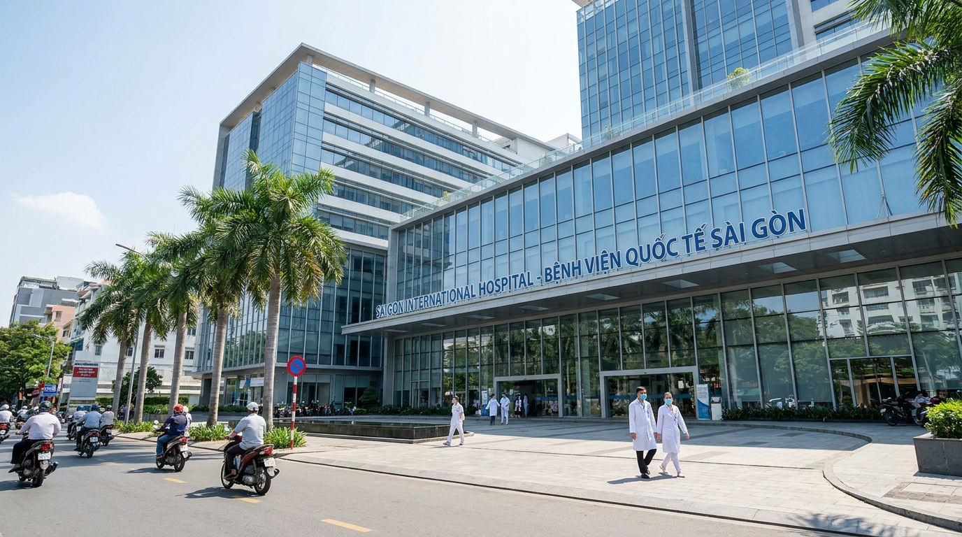 International hospital Saigon Vietnam modern medical facility professional
