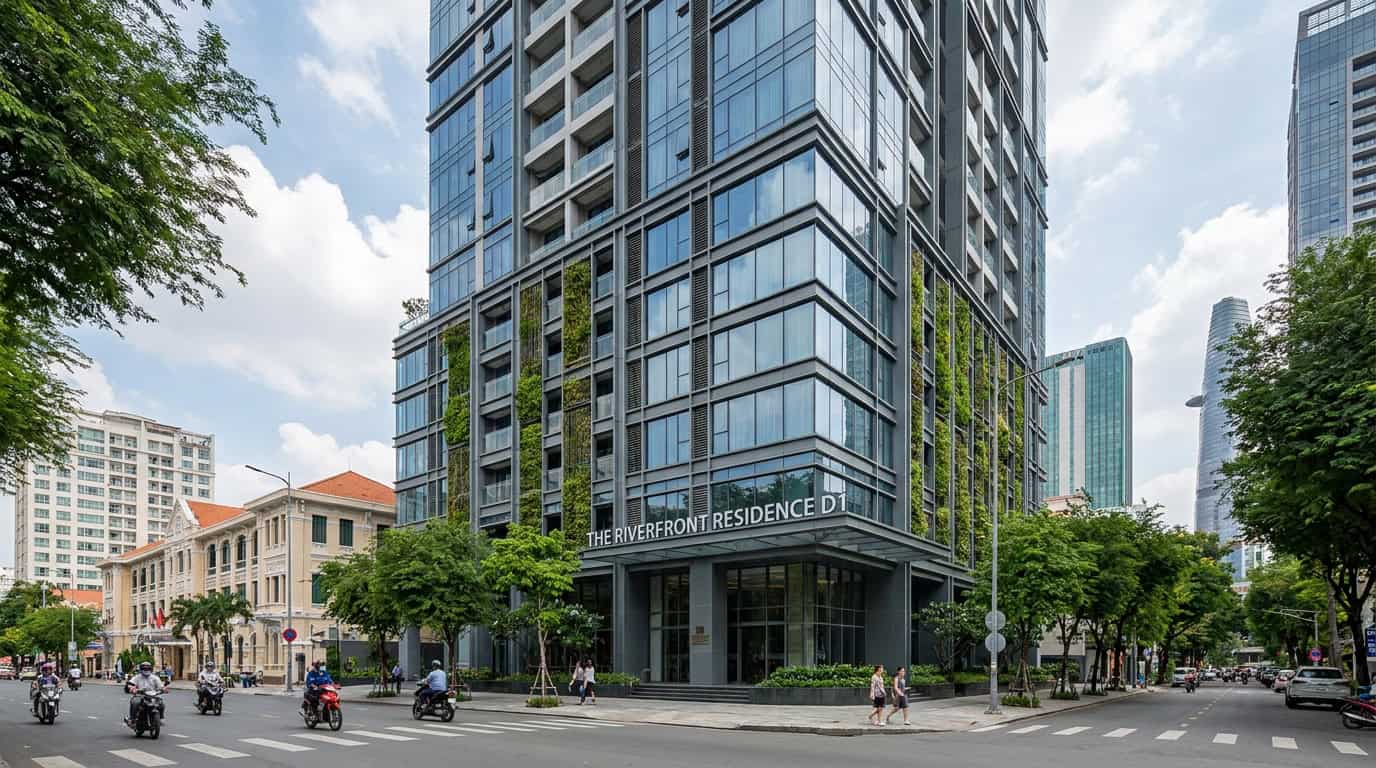 Ho Chi Minh City District 1 residential building modern architecture