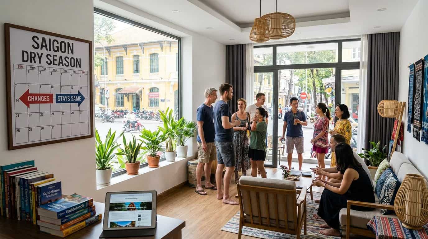 Saigon Dry Season Changes Stays Same Visitors Saigon Vietnam interior design exp