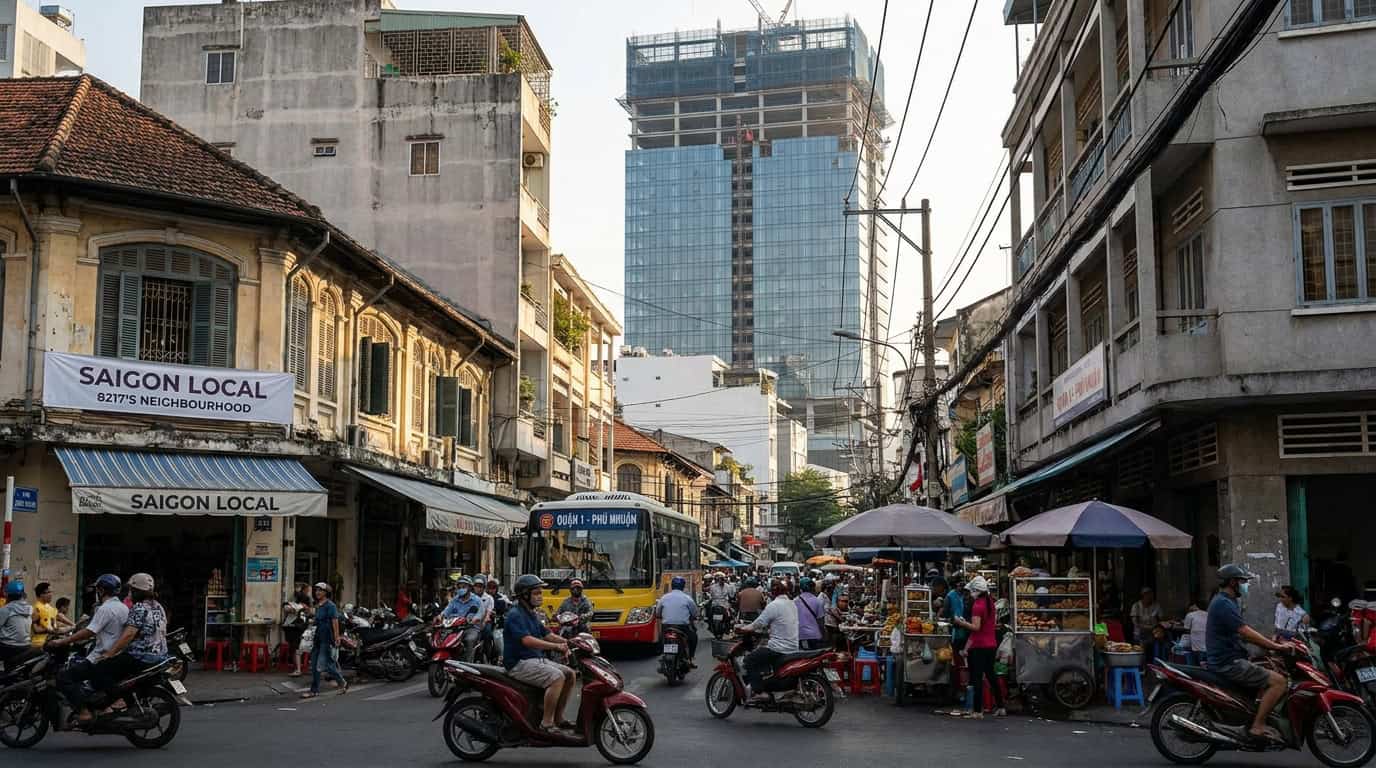 Saigon District 1 Phu Nhuan District Saigon Local 8217 s Neighbourhood urban lif