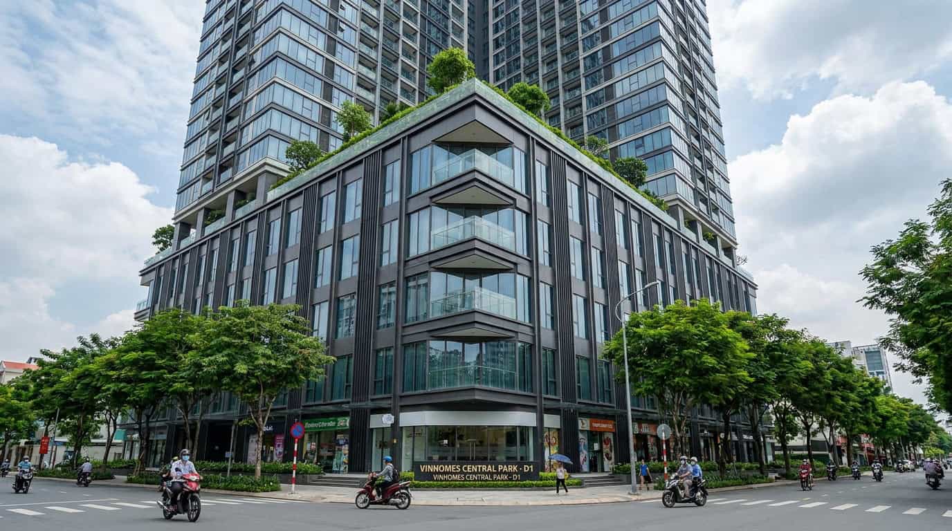 Ho Chi Minh City District 1 residential building modern architecture