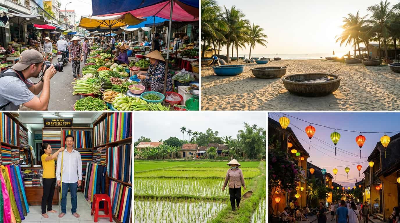 Hoi Travel Old Town Beaches Tailors Day Trips Ho Chi Minh City market photograph