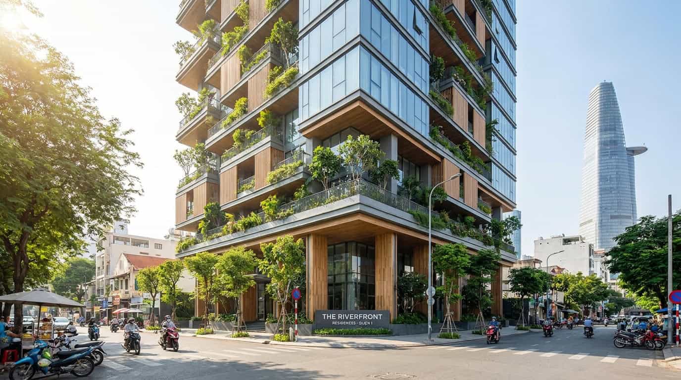 Ho Chi Minh City District 1 residential building modern architecture