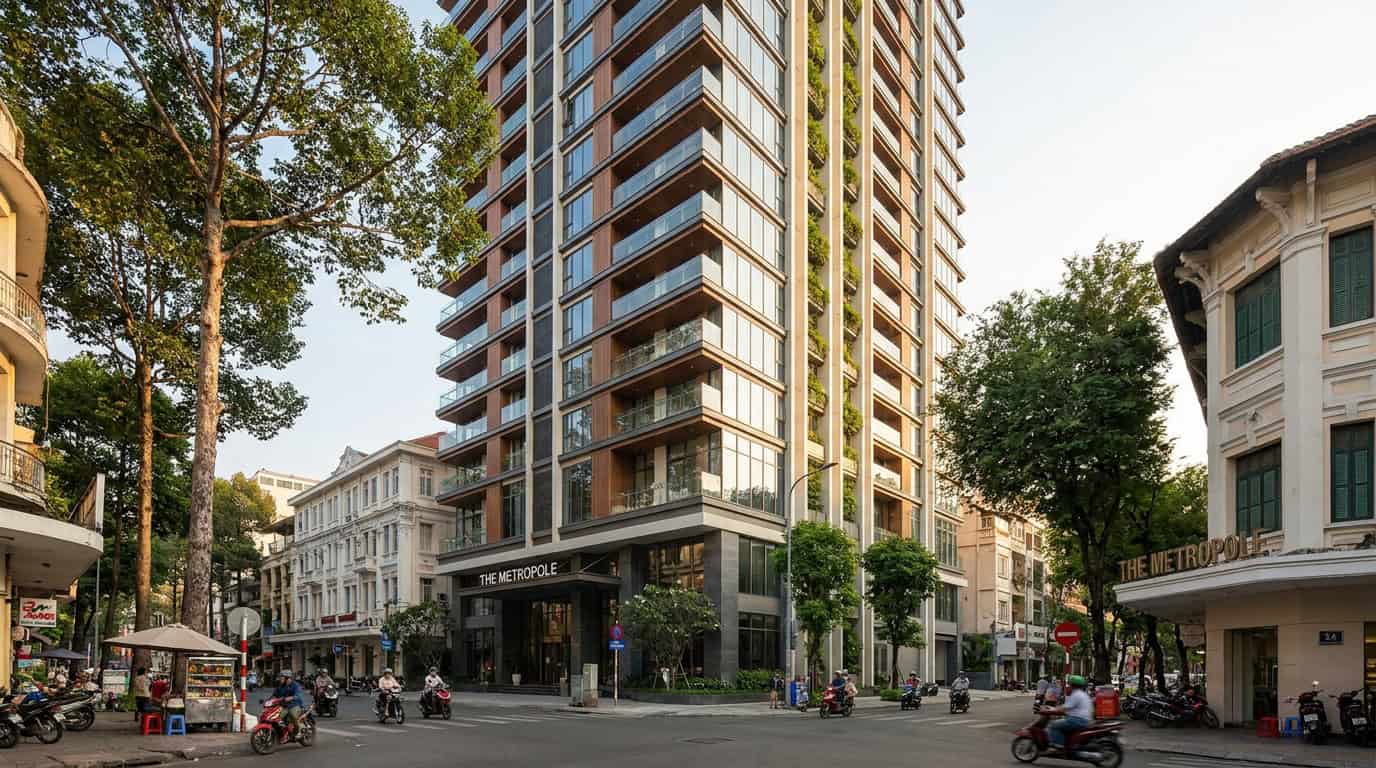 Ho Chi Minh City District 1 residential building modern architecture
