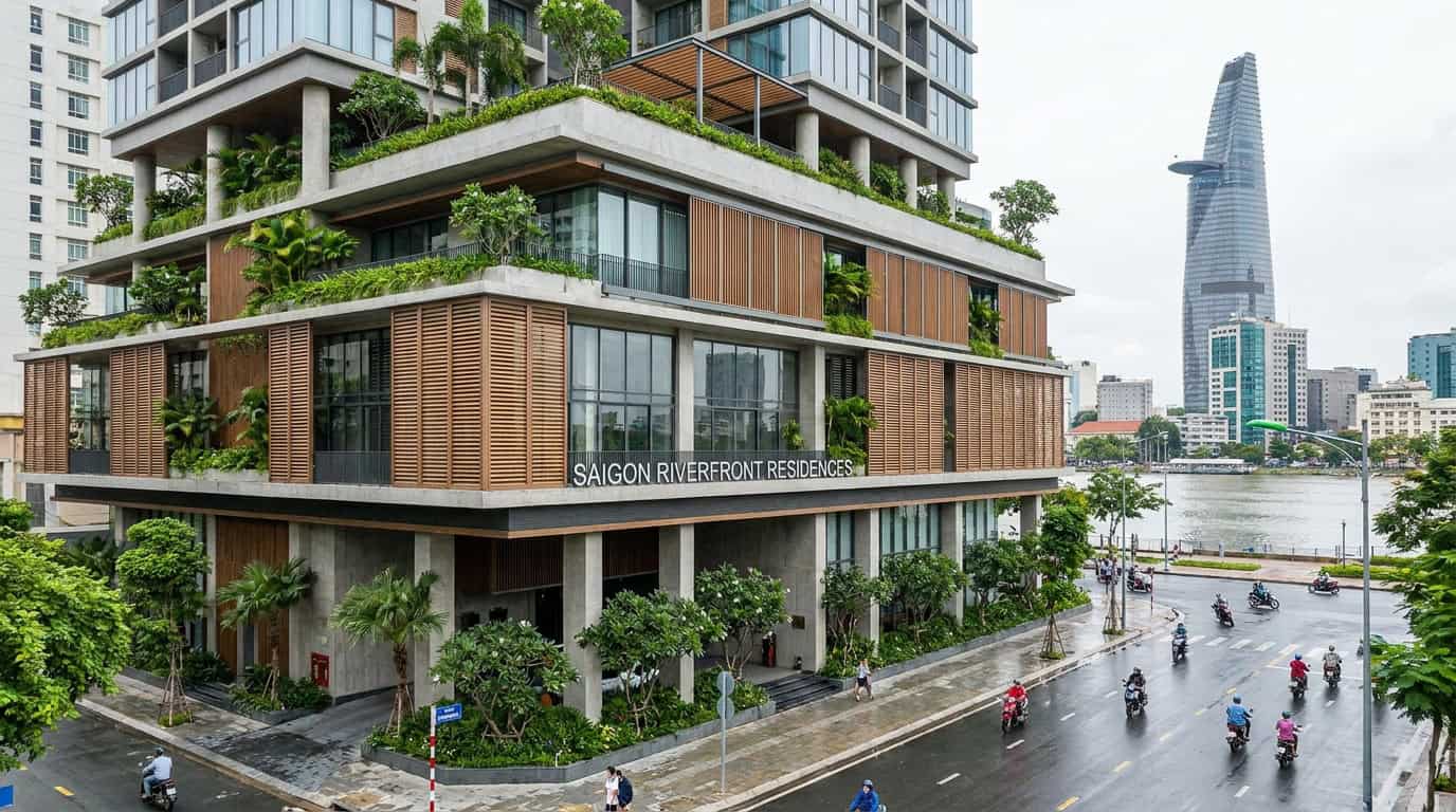 Ho Chi Minh City District 1 residential building modern architecture
