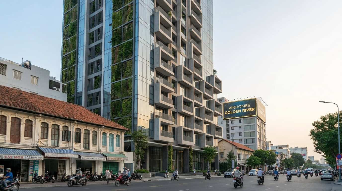Ho Chi Minh City District 1 residential building modern architecture