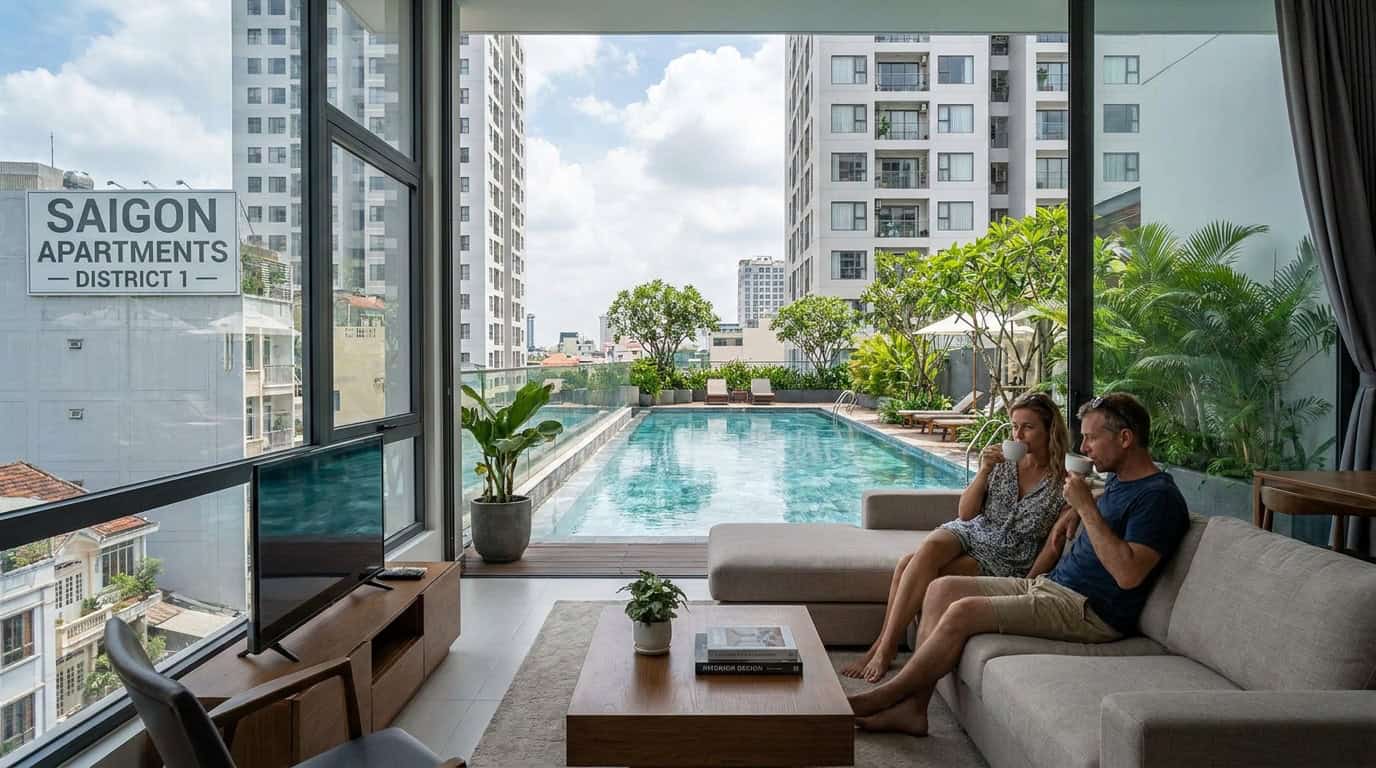 Apartments Pool Saigon Find Them District 1 They Cost Saigon Vietnam interior de