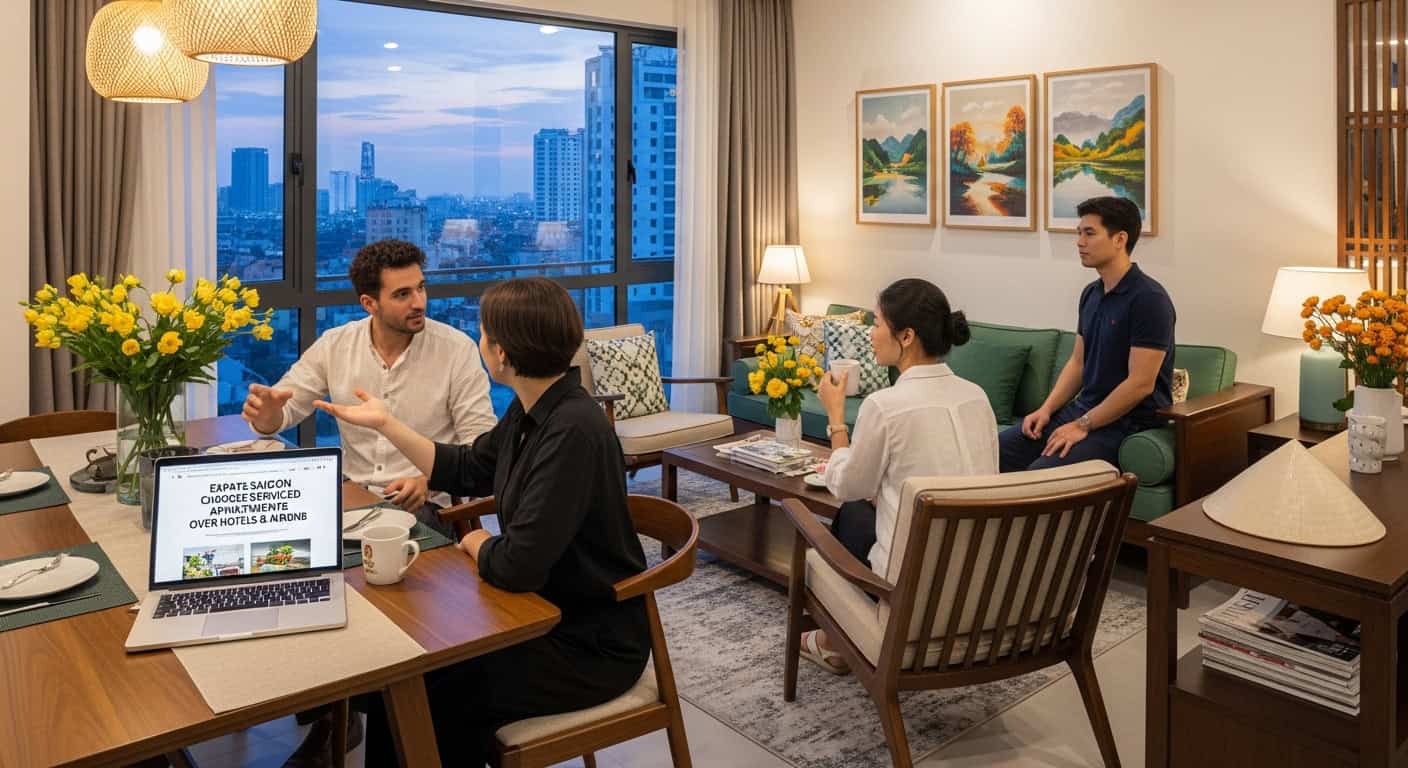 Expats Saigon Choose Serviced Apartments Over Hotels Airbnb Saigon Vietnam inte