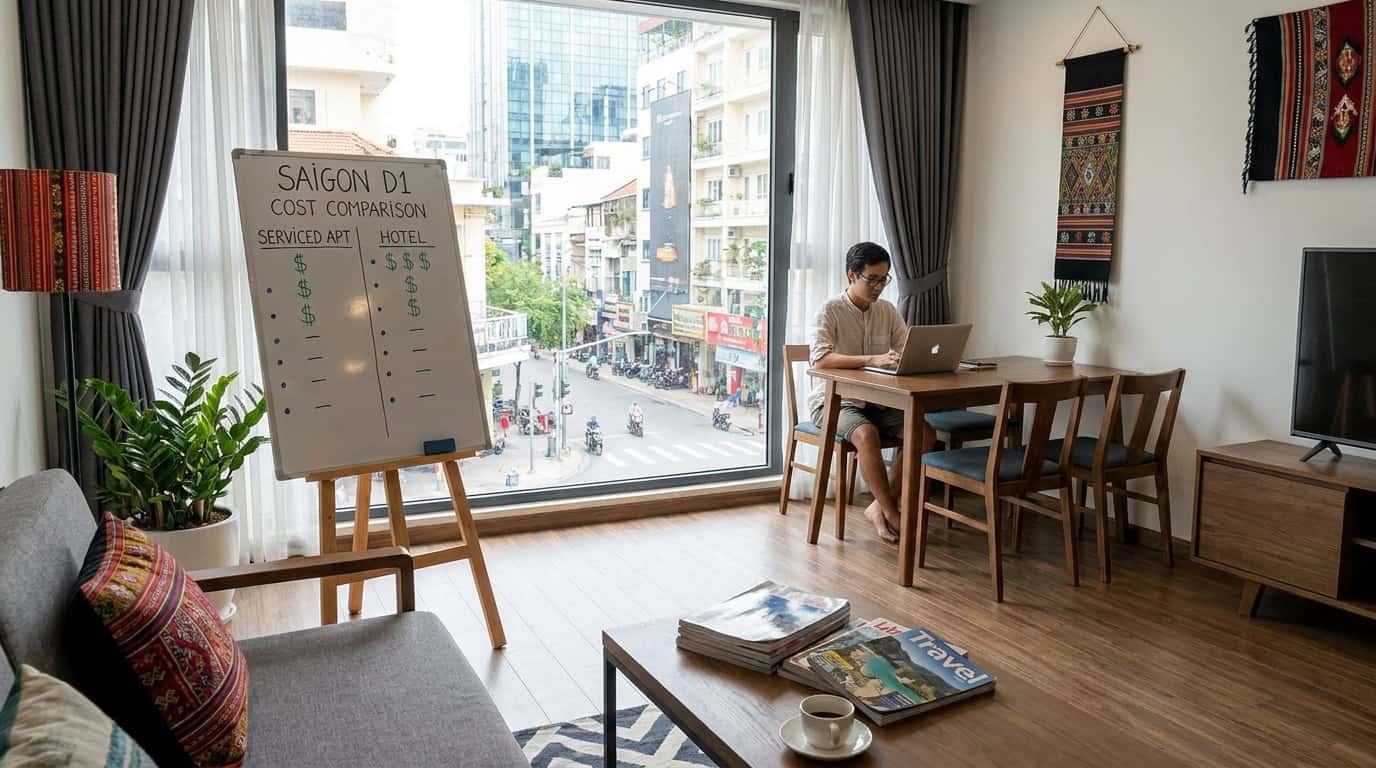 Saigon Hotel District 1 Serviced Apartment Real Cost Compari Saigon Vietnam inte