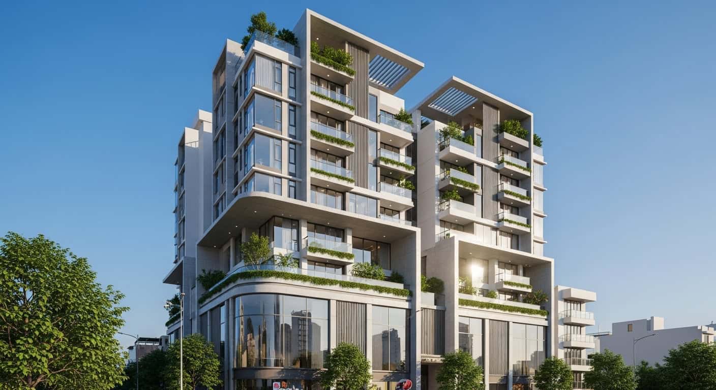 Ho Chi Minh City District 1 residential building modern architecture