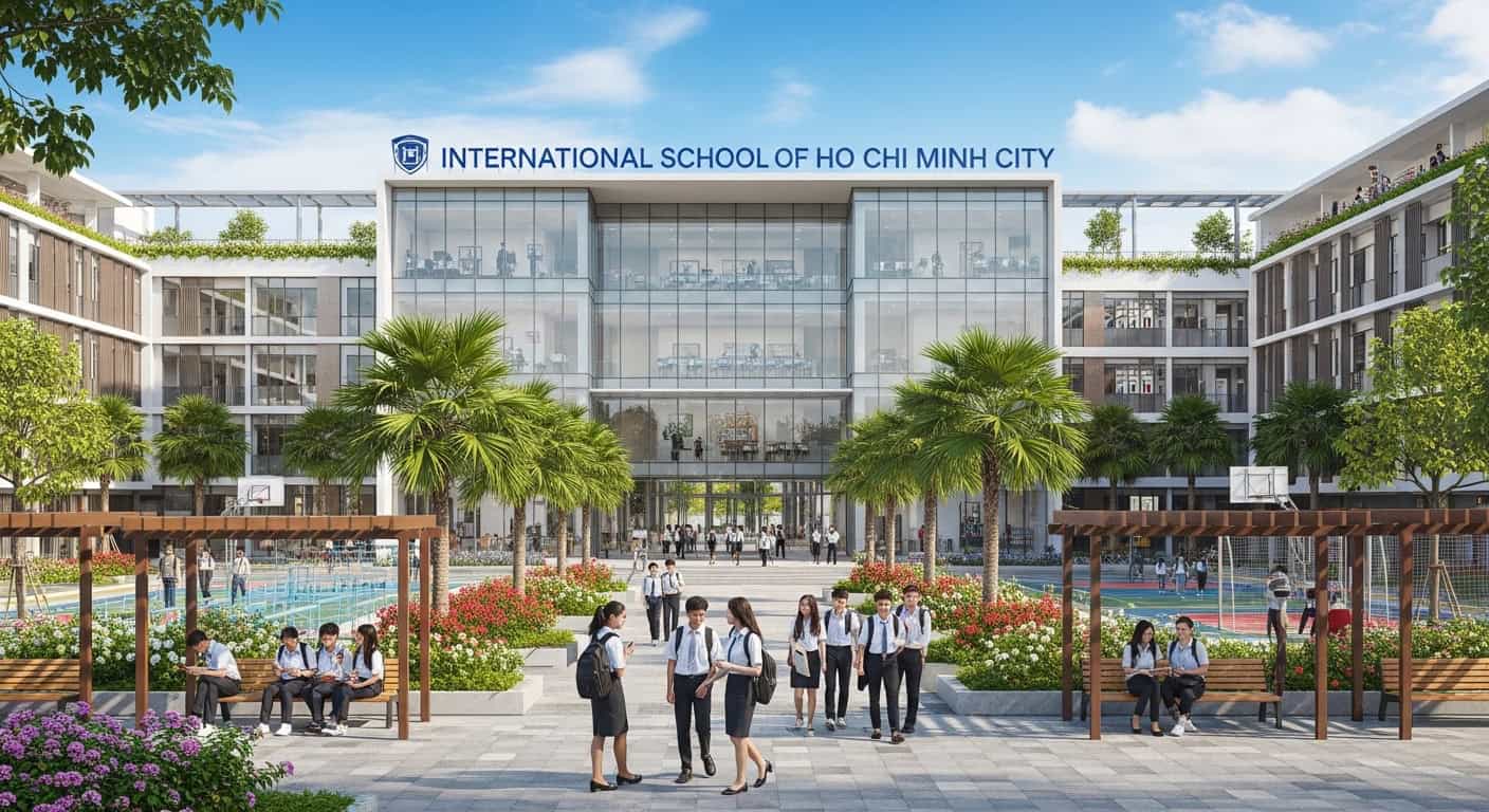 International school Ho Chi Minh City modern campus students Vietnam
