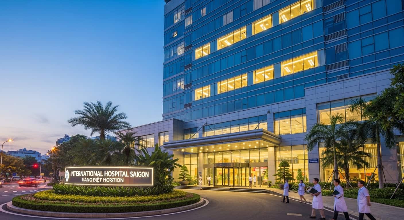 International hospital Saigon Vietnam modern medical facility professional