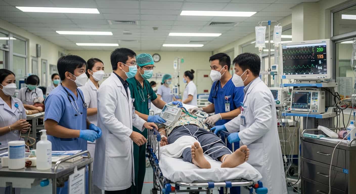 Vietnam Emergency Medical Health Goes Wrong Vietnam healthcare professional envi